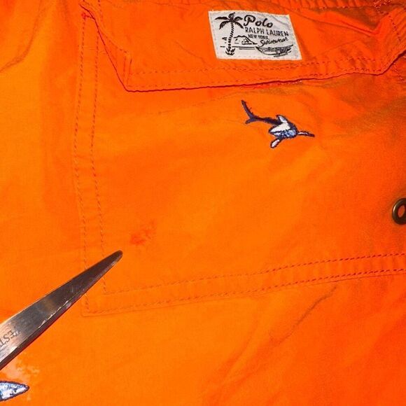 Ralph Lauren Polo Swim Surf Board Shorts Trunks Suit Fish - Picture 6 of 6